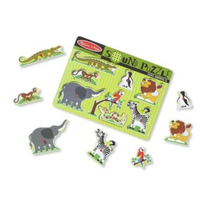 Детски дървен музикален пъзел с дръжки Melissa & Doug 10727 1