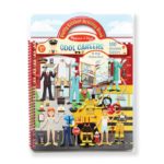 Книжка със стикери за многократна употреба професии Melissa & Doug 19426 1