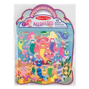 Книжка със стикери за многократна употреба русалки Melissa & Doug 19413 1