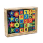 Детски дървени мъниста за нанизване Различни форми Melissa & Doug 13775 (1)