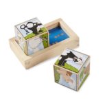 Дървени кубчета със звуци Ферма Melissa & Doug 11196 (1)