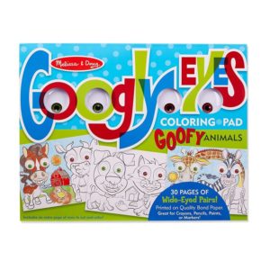 Книжка за оцветяване с очички Животни Melissa & Doug 15165 (1)