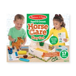 Комплект за грижа на коне Нахрани и среши Melissa & Doug 1