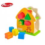 Дървена къщичка с животни за сортиране Acool Toy ACT32