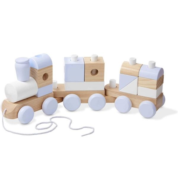 Дървено детско влакче за дърпане Melissa & Doug MT18771