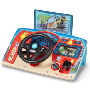 Дървено интерактивно табло за управление Melissa & Doug MT41705