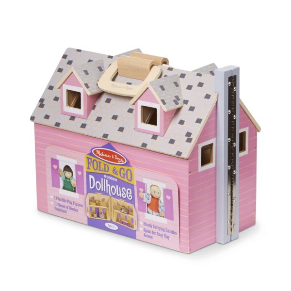 Преносима дървена къща за кукли Melissa & Doug MT13701