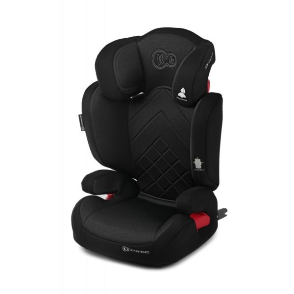 Детско черно столче за кола KinderKraft Xpand Isofix