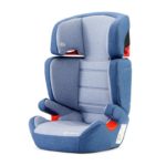 Столче за кола в червено и синьо KinderKraft Junior IsoFIX