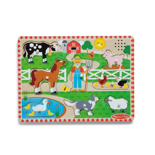 Музикален детски пъзел Ферма Melissa & Doug