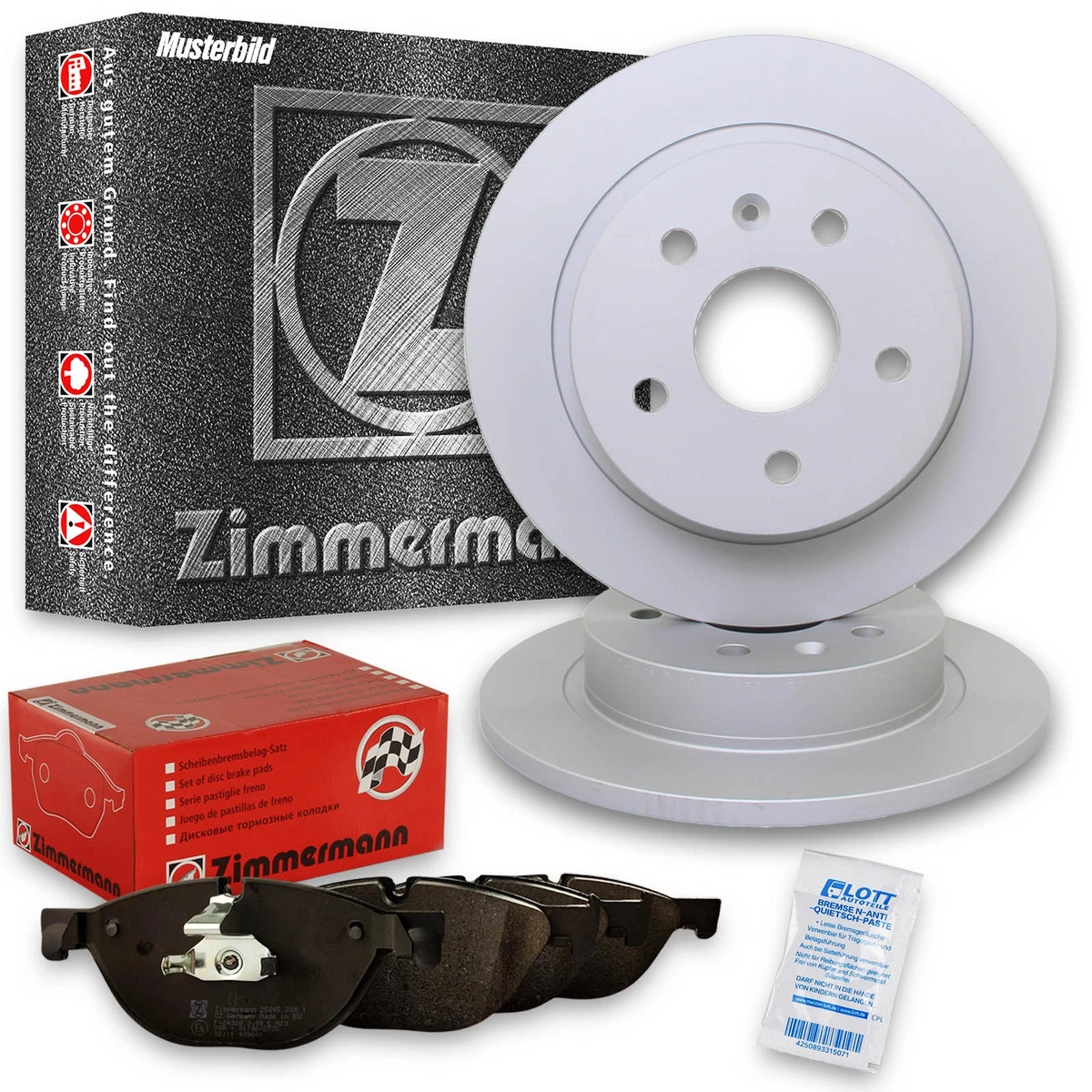 Кращі гальмівні диски і колодки Zimmermann для Toyota Land Cruiser 90