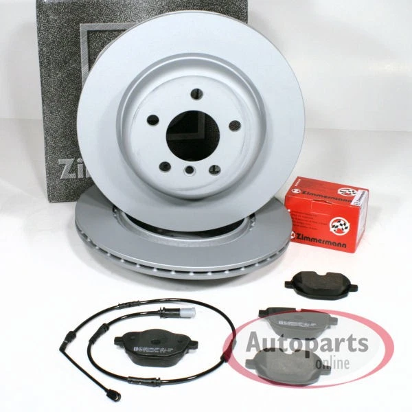 Гальмівні диски та колодки Zimmermann для VW EOS (1F7, 1F8) 2.0 TFSI